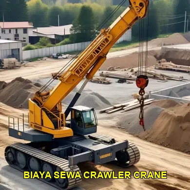 biaya sewa crawler crane